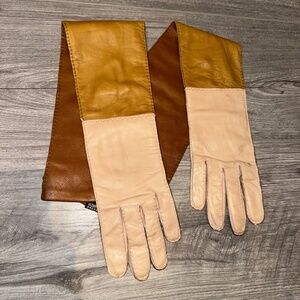 PRADA Leather Elbow Gloves